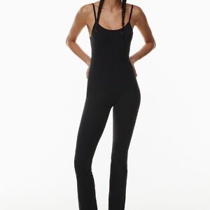 Aritzia Golden Butter Essential Flare Jumpsuit